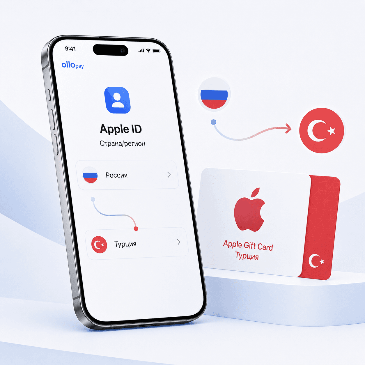 Смена региона Apple ID с России на Турцию на iPhone